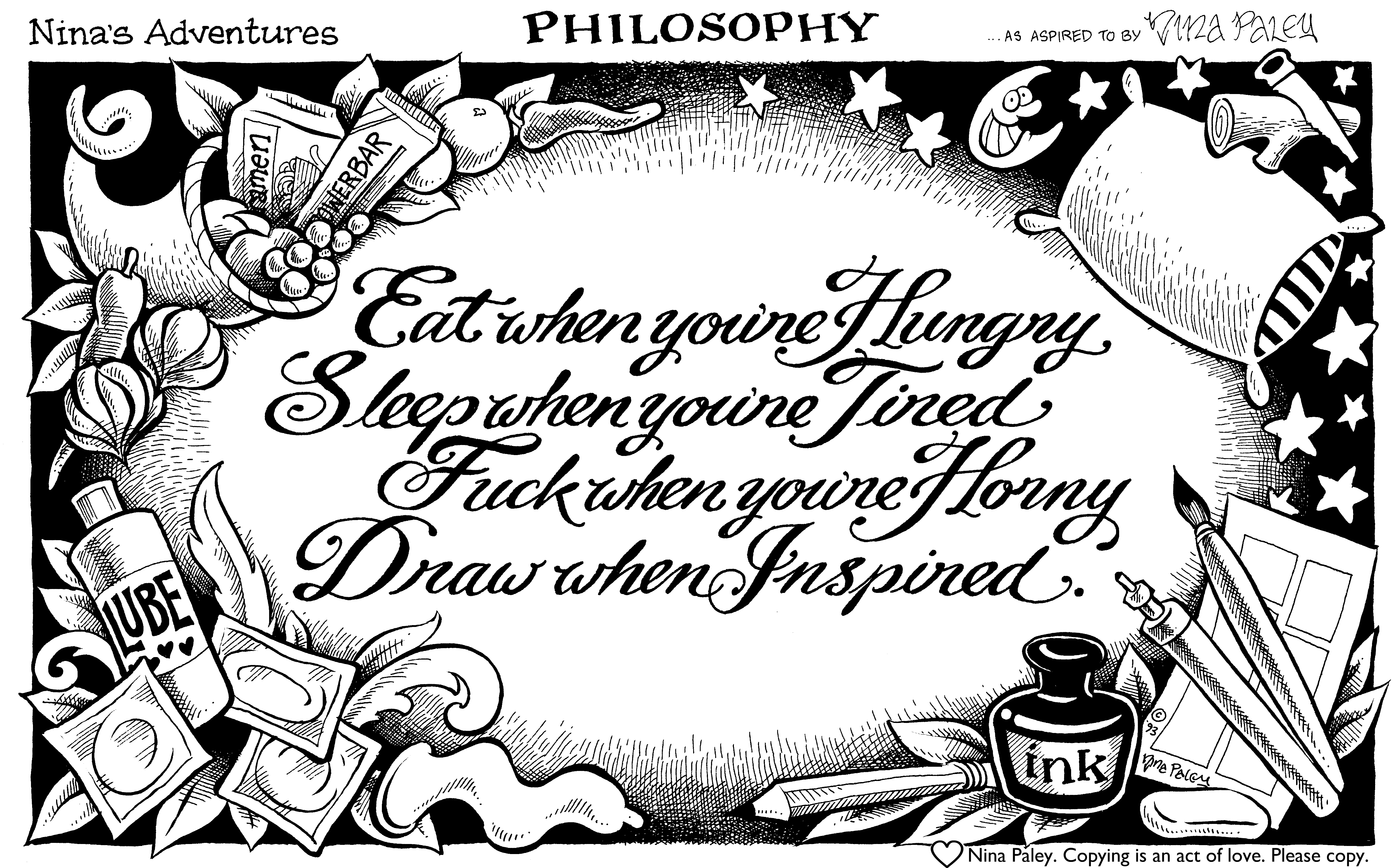 Nina's Adventures: Philosophy (Dec 19, 1993). Nina Paley, CC BY-SA 3.0. https://archive.org/details/NinasAdventuresFree