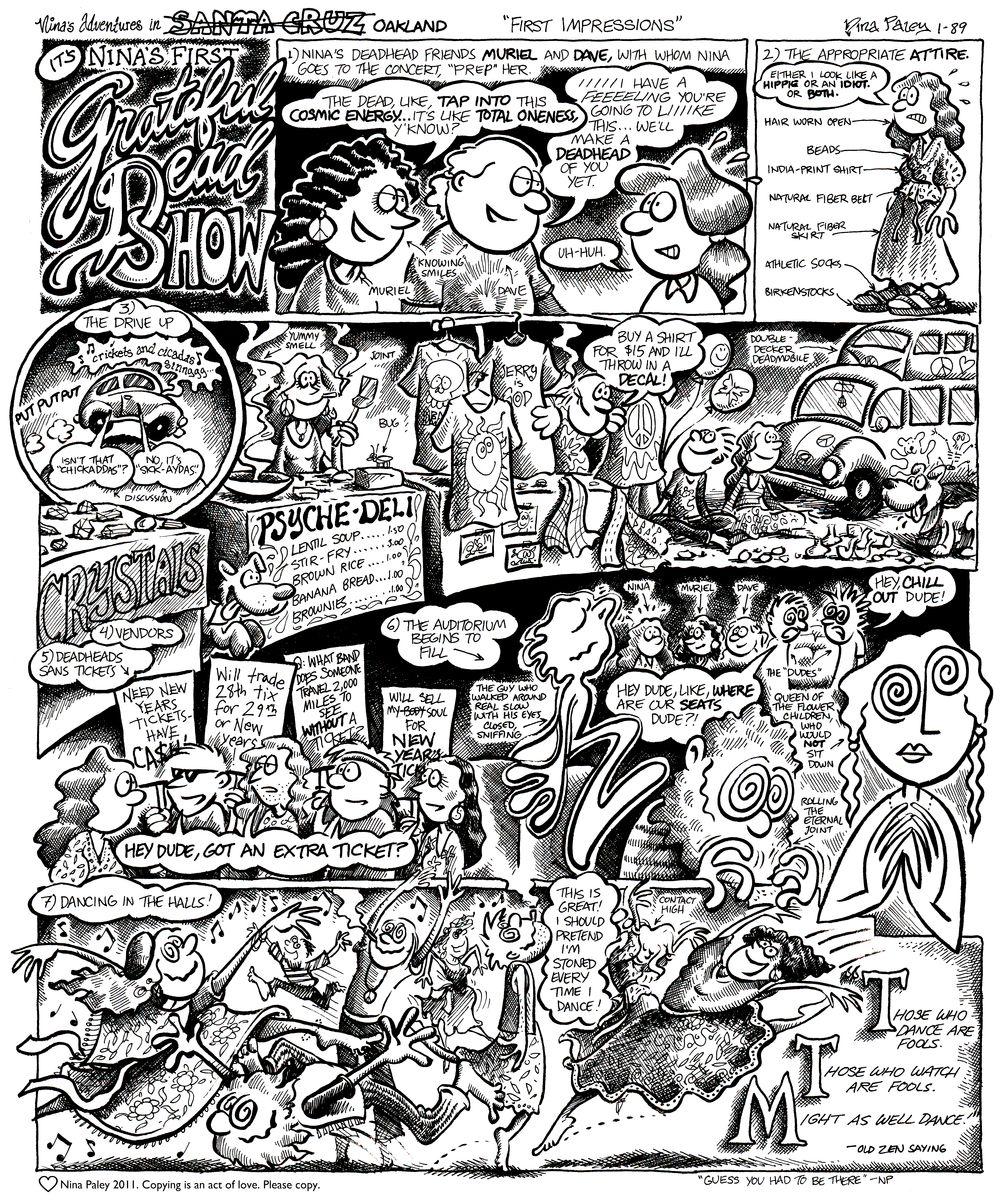 Nina's Adventures: Grateful Dead (Jan 1989). Nina Paley, CC BY-SA 3.0. https://archive.org/details/NinasAdventuresFree