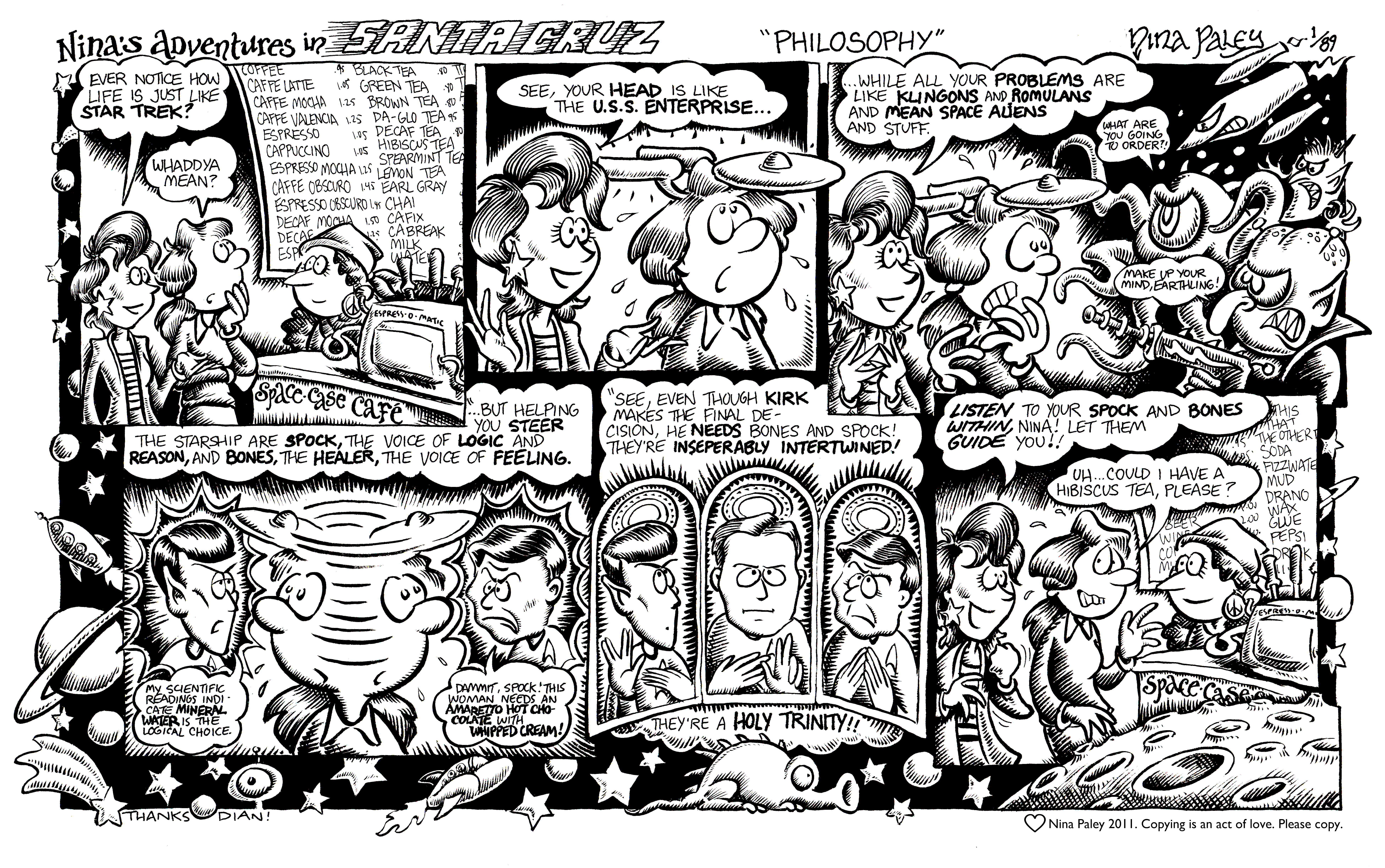 Nina's Adventures: Star Trek Metaphor (Jan 1989). Nina Paley, CC BY-SA 3.0. https://archive.org/details/NinasAdventuresFree