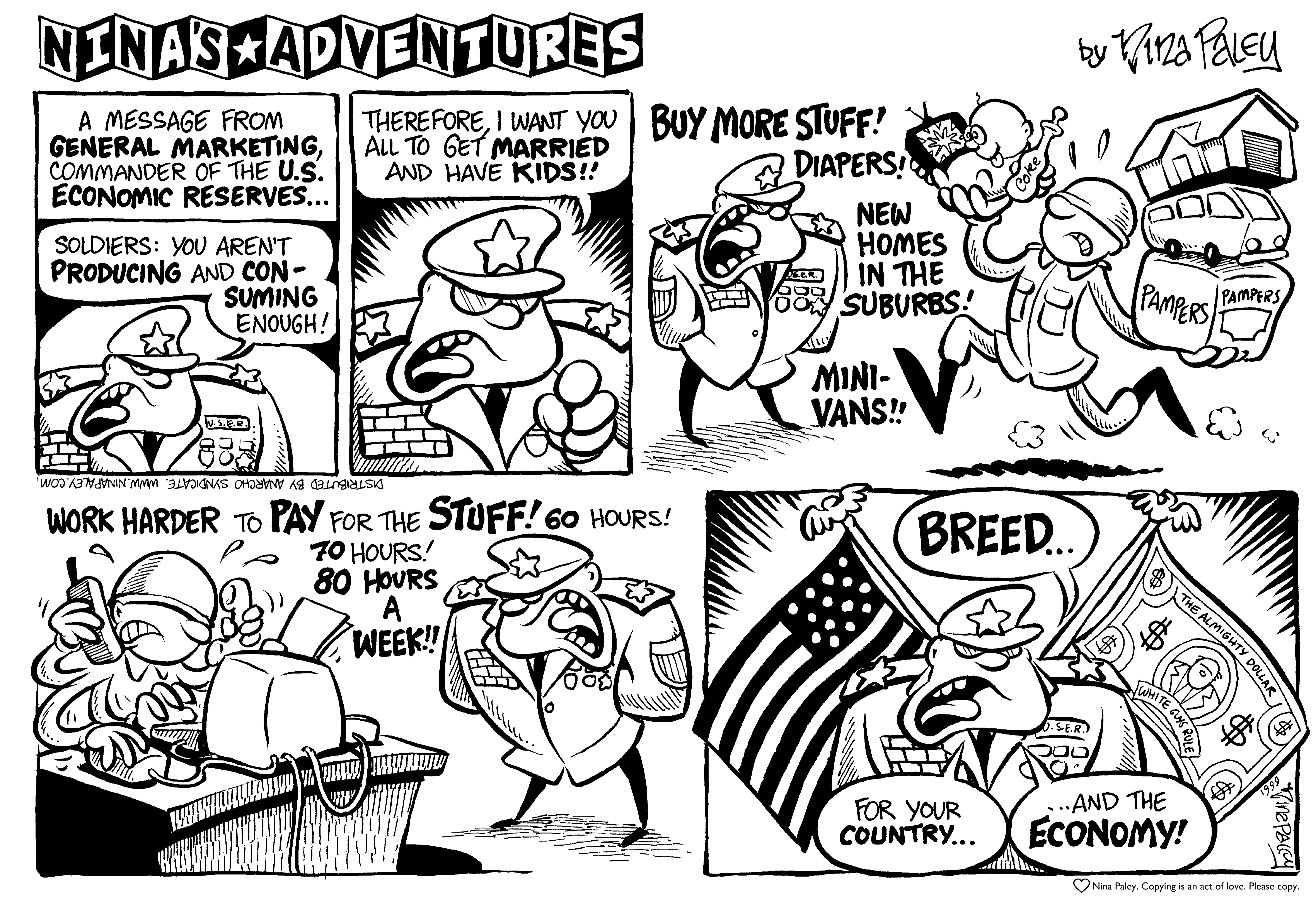 Nina's Adventures: Breed For America (1999). Nina Paley, CC BY-SA 3.0. https://archive.org/details/NinasAdventuresFree