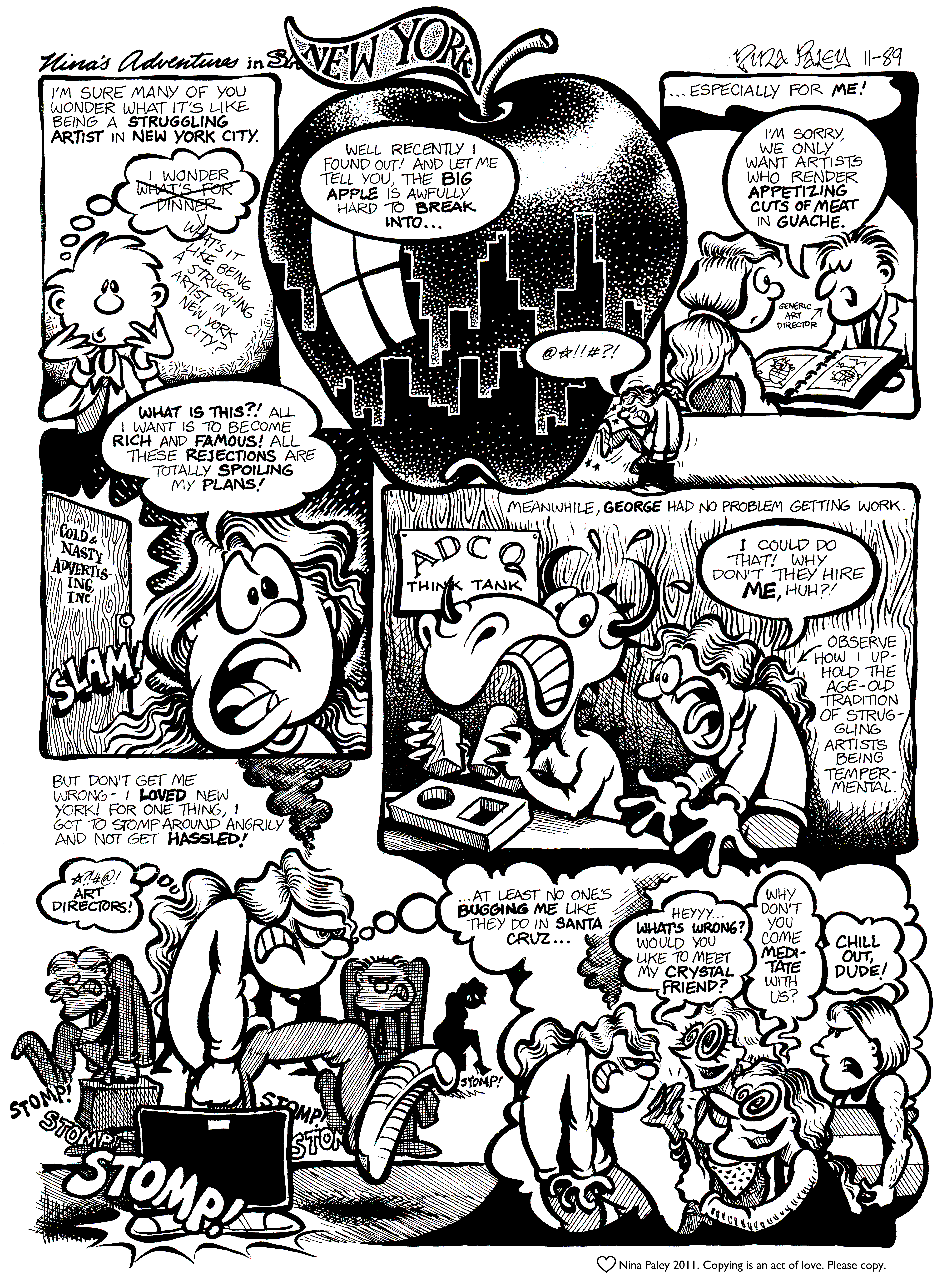 Nina's Adventures: New York City (Nov 1989). Nina Paley, CC BY-SA 3.0. https://archive.org/details/NinasAdventuresFree