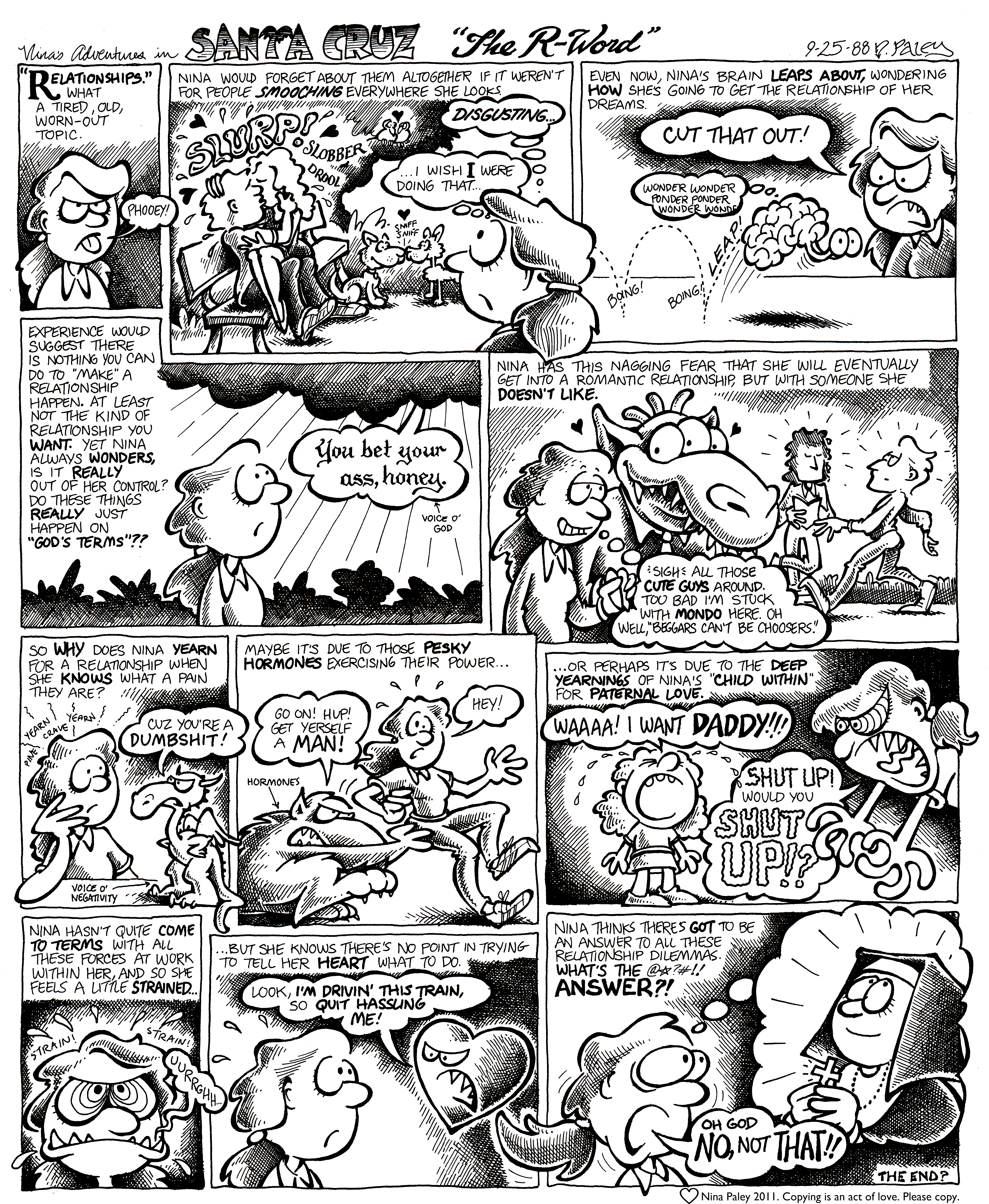 Nina's Adventures: RWord (Sep 25, 1988). Nina Paley, CC BY-SA 3.0. https://archive.org/details/NinasAdventuresFree