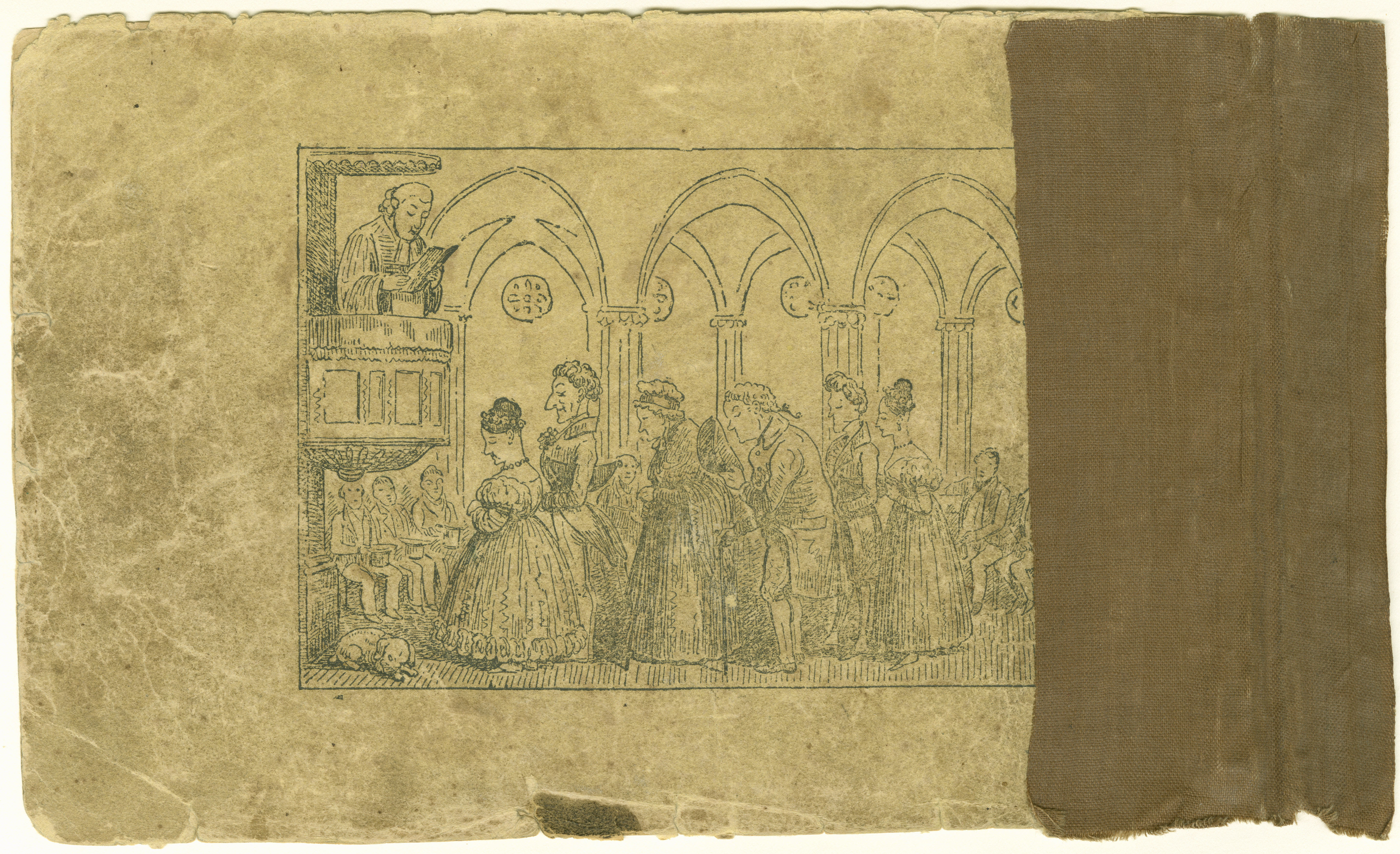 The Adventures of Mr. Obadiah Oldbuck (Rodolphe Töpffer; Wilson and Company, New York), back wrapper. Public domain.