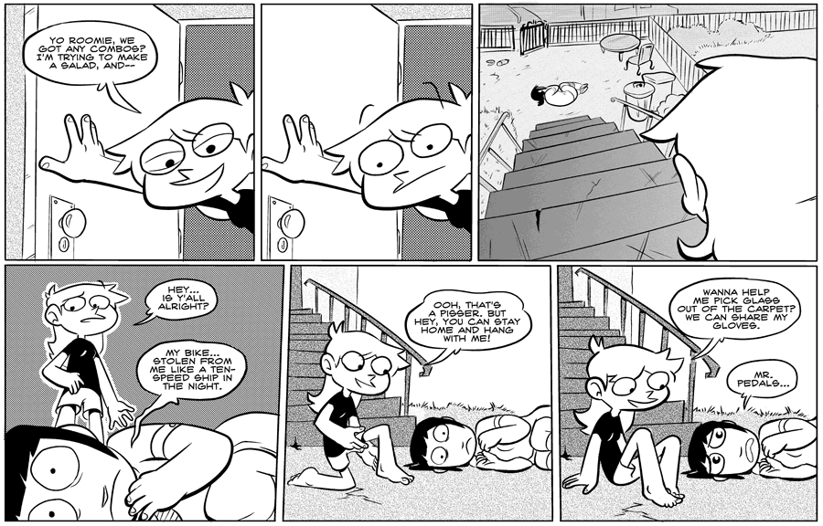 Octopus Pie – #010 – combos (2007-06-04). Meredith Gran, CC BY-NC-SA 3.0 US. https://www.octopuspie.com/comic/010-combos/