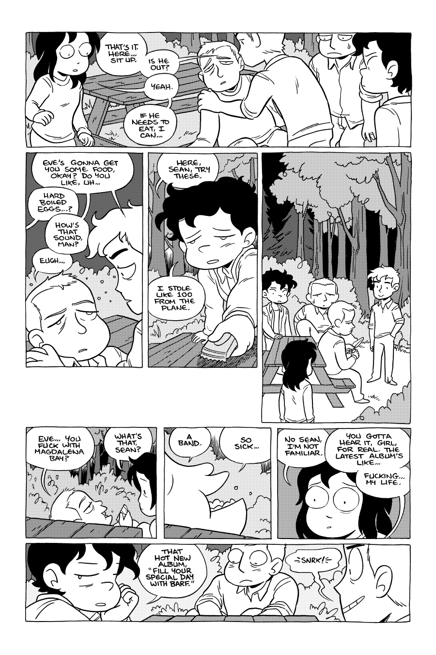 Octopus Pie – #43 – so sick (2022-11-09). Meredith Gran, CC BY-NC-SA 3.0 US. https://www.octopuspie.com/comic/43-so-sick/