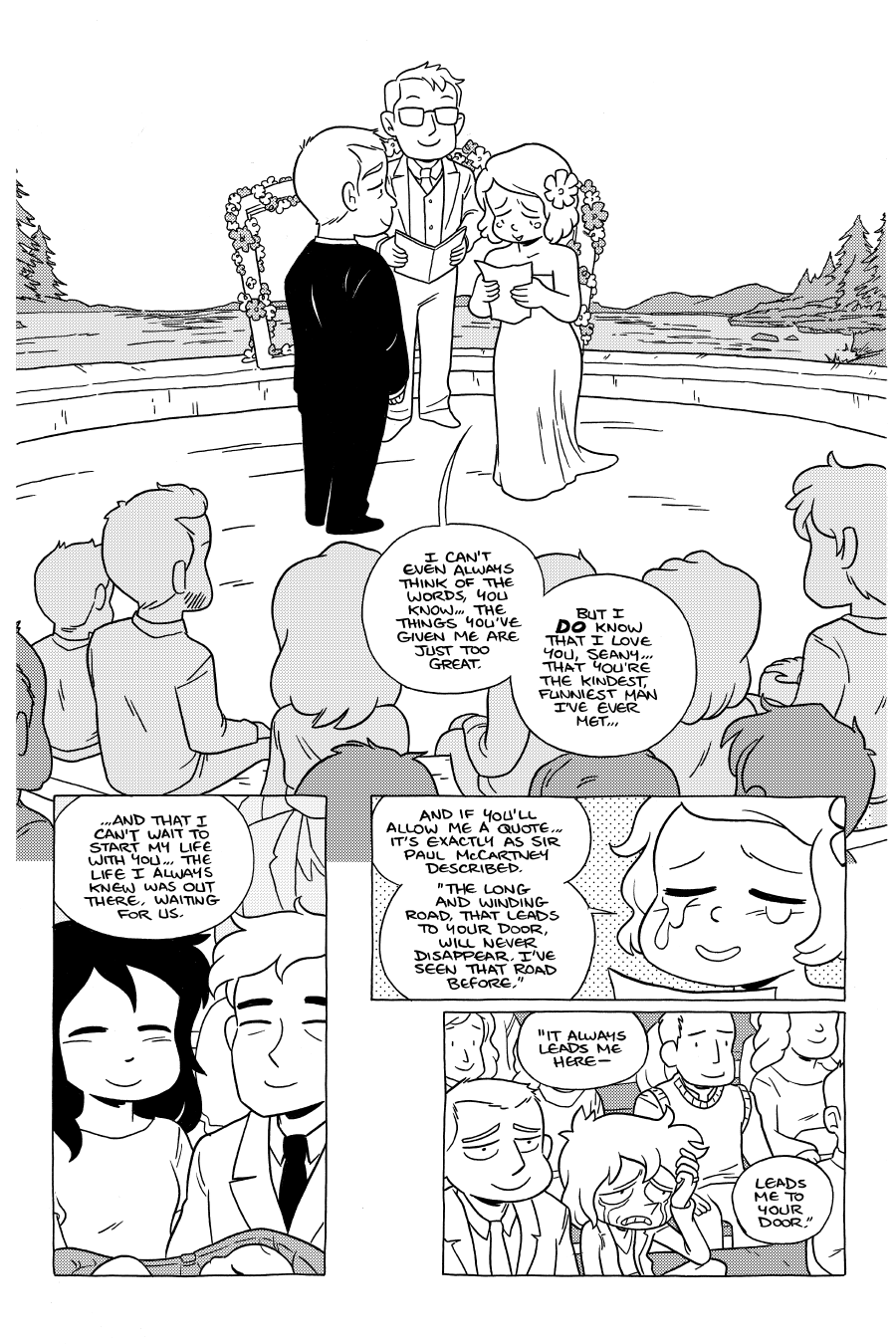 Octopus Pie – #45 – the long and winding road (2022-11-11). Meredith Gran, CC BY-NC-SA 3.0 US. https://www.octopuspie.com/comic/45-the-long-and-winding-road/