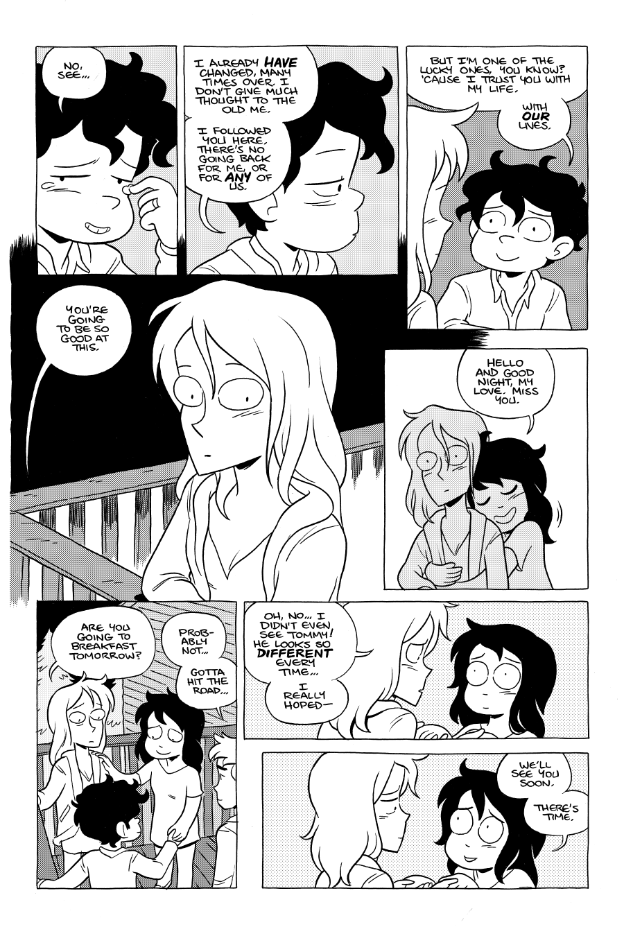 Octopus Pie – #53 – our lives (2022-11-19). Meredith Gran, CC BY-NC-SA 3.0 US. https://www.octopuspie.com/comic/53-our-lives/