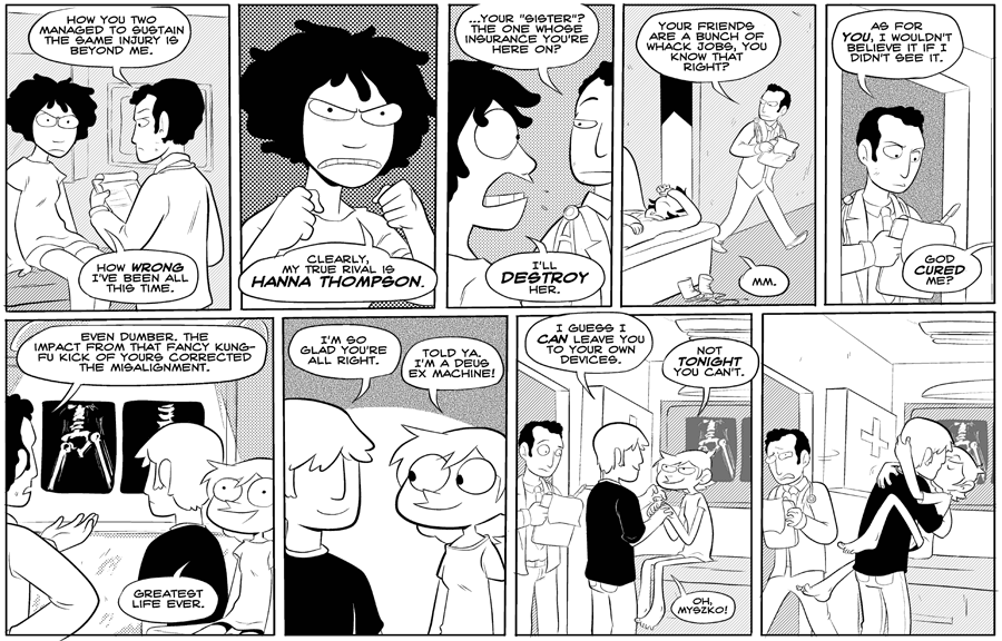 Octopus Pie – #108 – greatest life ever (2008-02-11). Meredith Gran, CC BY-NC-SA 3.0 US. https://www.octopuspie.com/comic/108-greatest-life-ever/