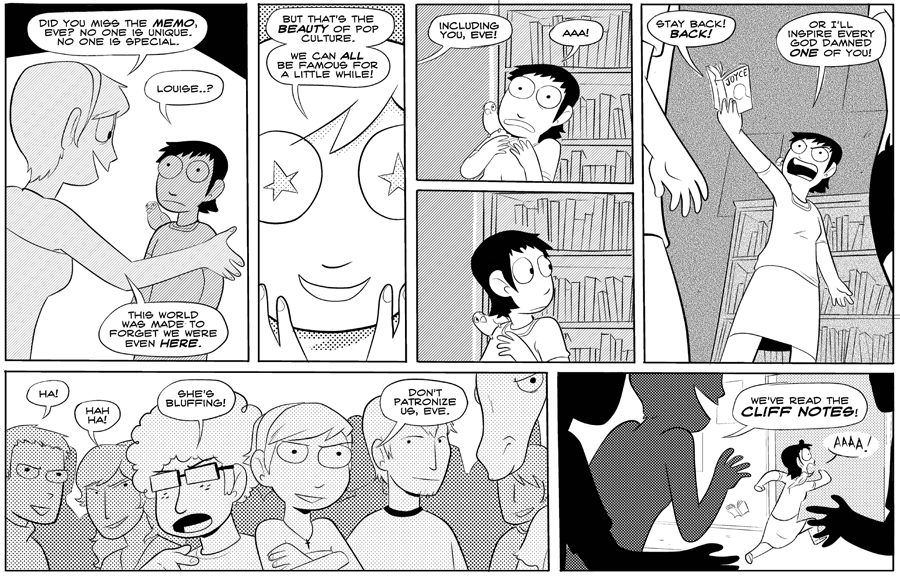 Octopus Pie – #125 – the beauty of pop culture (2008-03-26). Meredith Gran, CC BY-NC-SA 3.0 US. https://www.octopuspie.com/comic/125-the-beauty-of-pop-culture/