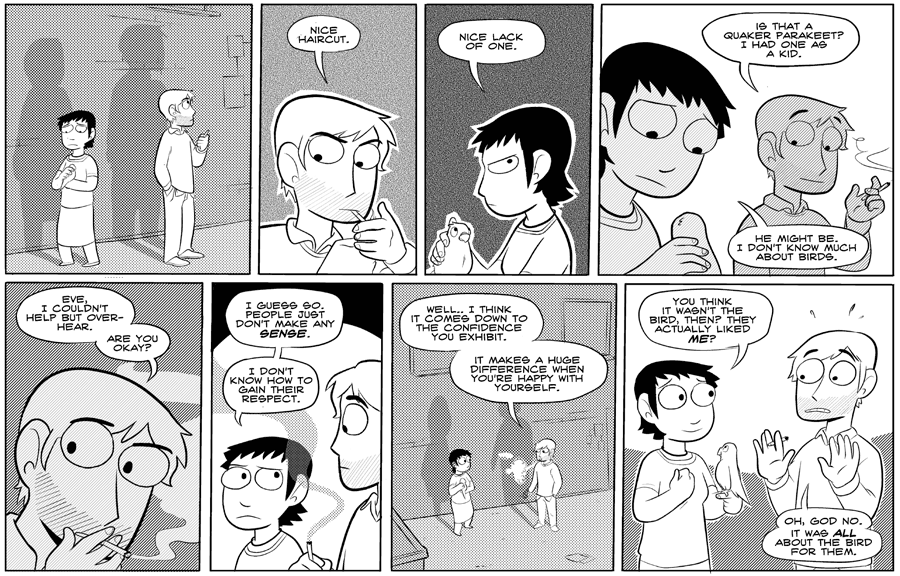 Octopus Pie – #128 – oh god no (2008-04-02). Meredith Gran, CC BY-NC-SA 3.0 US. https://www.octopuspie.com/comic/128-oh-god-no/