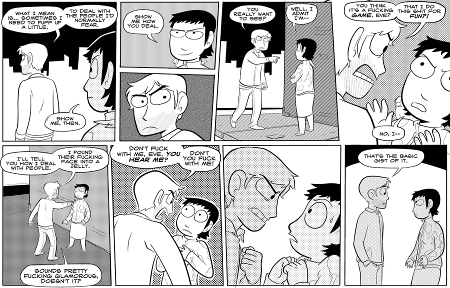 Octopus Pie – #130 – jelly (2008-04-07). Meredith Gran, CC BY-NC-SA 3.0 US. https://www.octopuspie.com/comic/130-jelly-2/