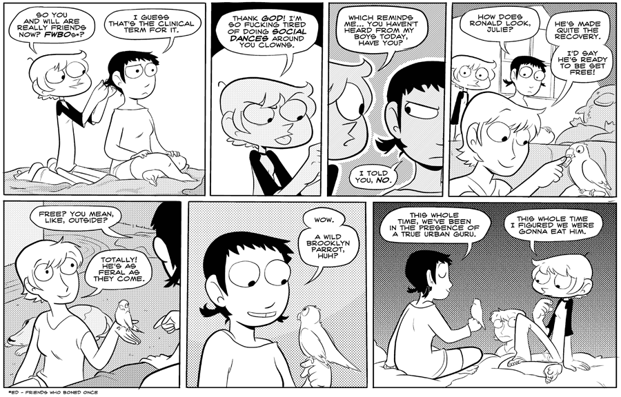 Octopus Pie – #131 – clinical term (2008-04-09). Meredith Gran, CC BY-NC-SA 3.0 US. https://www.octopuspie.com/comic/131-clinical-term/
