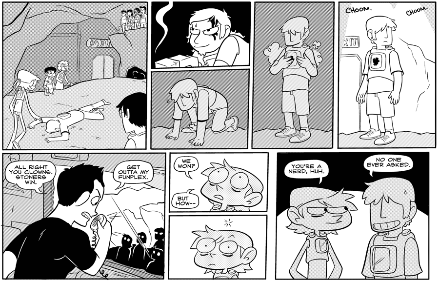 Octopus Pie – #164 – funplex (2008-07-02). Meredith Gran, CC BY-NC-SA 3.0 US. https://www.octopuspie.com/comic/164-funplex/