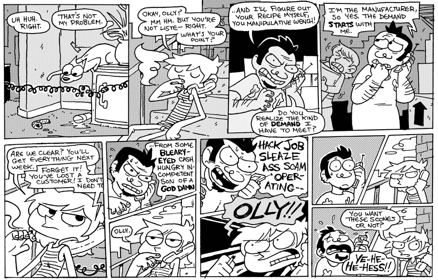 Octopus Pie – #167 – bleary eyed (2008-07-09). Meredith Gran, CC BY-NC-SA 3.0 US. https://www.octopuspie.com/comic/167-bleary-eyed/