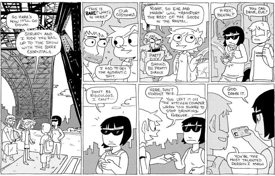 Octopus Pie – #170 – rental (2008-07-16). Meredith Gran, CC BY-NC-SA 3.0 US. https://www.octopuspie.com/comic/170-rental/
