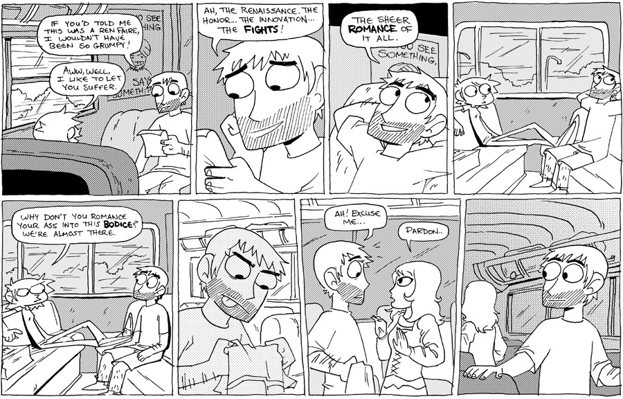 Octopus Pie – #172 – ah, the renaissance (2008-07-21). Meredith Gran, CC BY-NC-SA 3.0 US. https://www.octopuspie.com/comic/172-ah-the-renaissance/