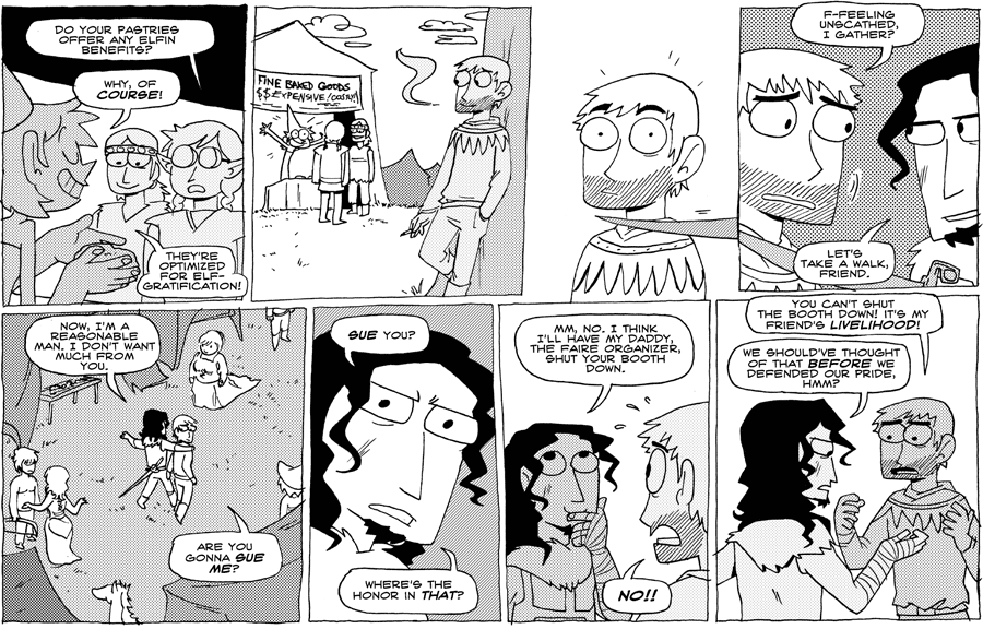 Octopus Pie – #178 – where’s the honor (2008-08-06). Meredith Gran, CC BY-NC-SA 3.0 US. https://www.octopuspie.com/comic/178-wheres-the-honor/