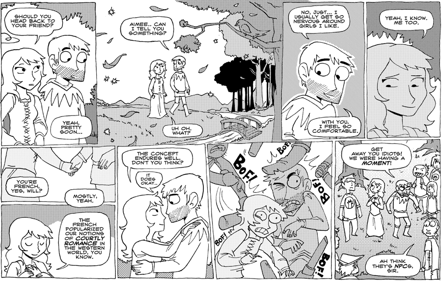 Octopus Pie – #184 – endures well (2008-08-20). Meredith Gran, CC BY-NC-SA 3.0 US. https://www.octopuspie.com/comic/184-endures-well/