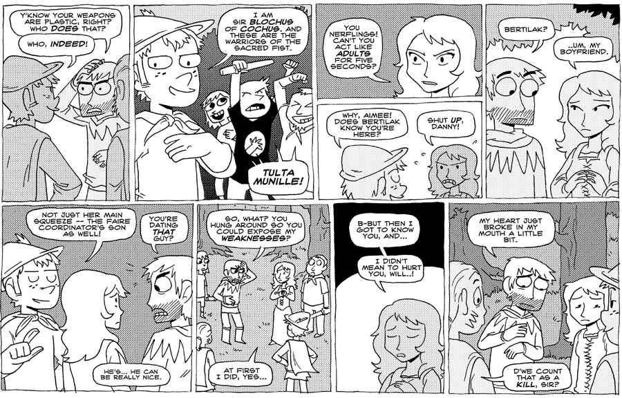 Octopus Pie – #185 – nerflings (2008-08-22). Meredith Gran, CC BY-NC-SA 3.0 US. https://www.octopuspie.com/comic/185-nerflings-2/