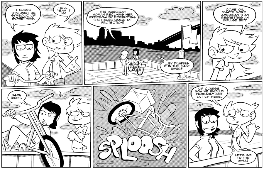 Octopus Pie – #019 – get out of here (2007-06-25). Meredith Gran, CC BY-NC-SA 3.0 US. https://www.octopuspie.com/comic/019-get-out-of-here/