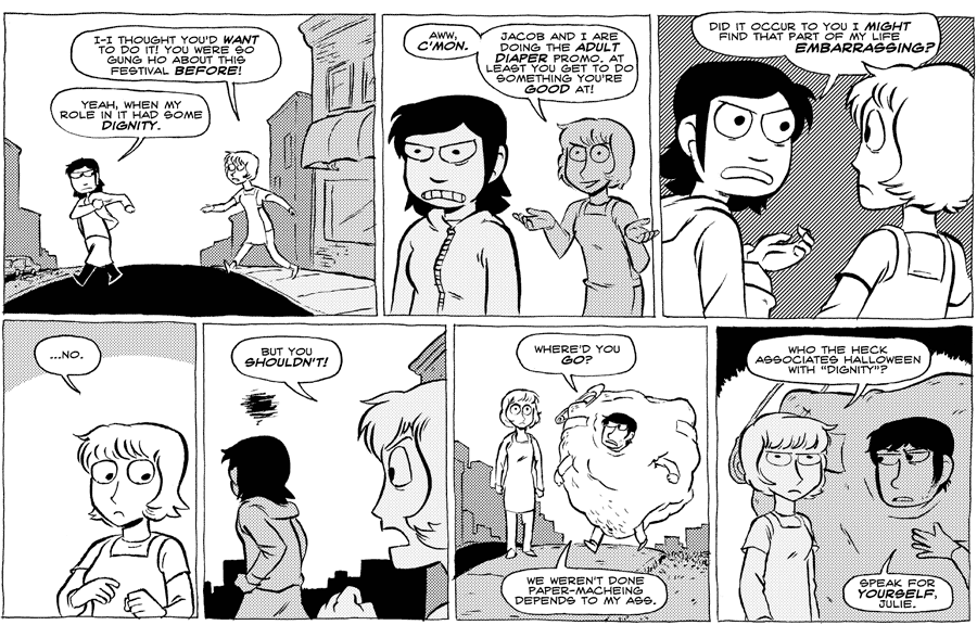 Octopus Pie – #204 – dignity (2008-10-06). Meredith Gran, CC BY-NC-SA 3.0 US. https://www.octopuspie.com/comic/204-dignity/