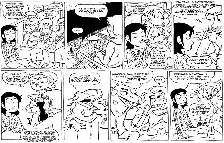 Octopus Pie – #206 – rock iguana (2008-10-10). Meredith Gran, CC BY-NC-SA 3.0 US. https://www.octopuspie.com/comic/206-rock-iguana/