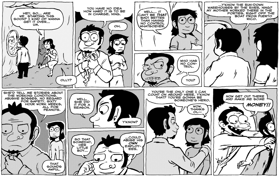 Octopus Pie – #209 – no control whatsoever (2008-10-17). Meredith Gran, CC BY-NC-SA 3.0 US. https://www.octopuspie.com/comic/209-no-control-whatsoever/