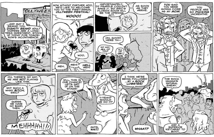 Octopus Pie – #210 – eric’s florida room (2008-10-20). Meredith Gran, CC BY-NC-SA 3.0 US. https://www.octopuspie.com/comic/210-erics-florida-roo/
