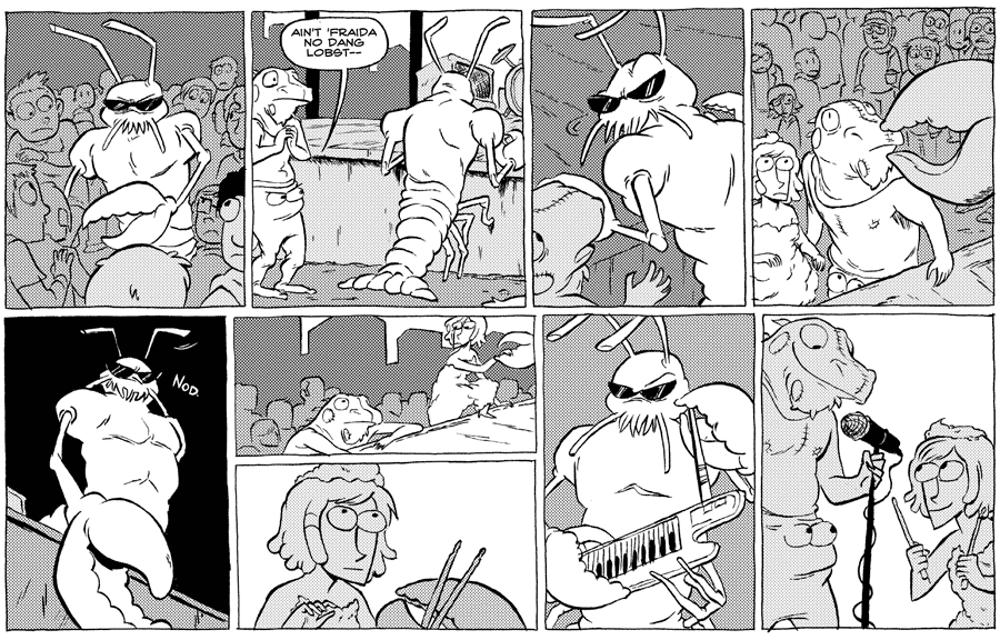 Octopus Pie – #211 – nod (2008-10-22). Meredith Gran, CC BY-NC-SA 3.0 US. https://www.octopuspie.com/comic/211-nod/