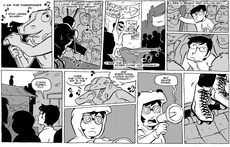 Octopus Pie – #213 – the passenger (2008-10-27). Meredith Gran, CC BY-NC-SA 3.0 US. https://www.octopuspie.com/comic/213-the-passenger/