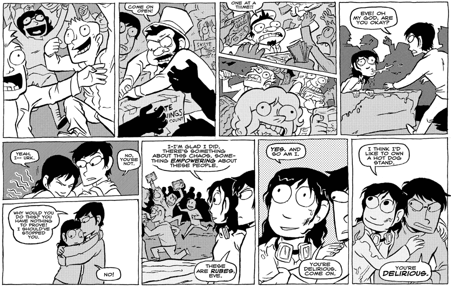 Octopus Pie – #215 – hot dog stand (2008-10-31). Meredith Gran, CC BY-NC-SA 3.0 US. https://www.octopuspie.com/comic/215-hot-dog-stand/