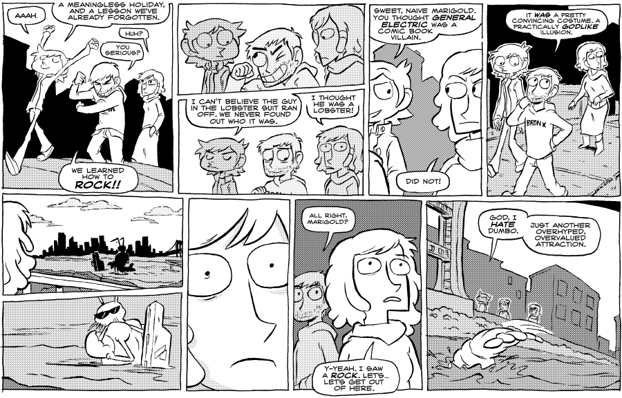 Octopus Pie – #217 – godlike illusion (2008-11-07). Meredith Gran, CC BY-NC-SA 3.0 US. https://www.octopuspie.com/comic/217-godlike-illusion/