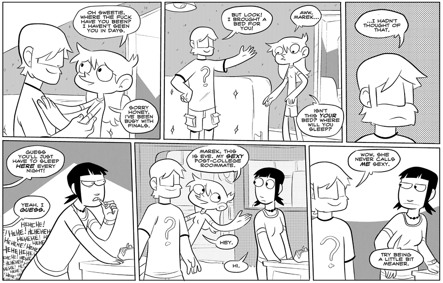 Octopus Pie – #022 – sweetie (2007-07-02). Meredith Gran, CC BY-NC-SA 3.0 US. https://www.octopuspie.com/comic/022-sweetie/