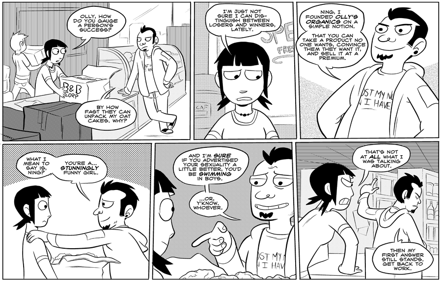 Octopus Pie – #023 – stunningly funny (2007-07-04). Meredith Gran, CC BY-NC-SA 3.0 US. https://www.octopuspie.com/comic/023-stunningly-funny/