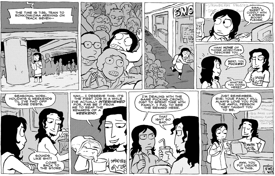 Octopus Pie – #229 – sweet n’ cuddly (2008-12-05). Meredith Gran, CC BY-NC-SA 3.0 US. https://www.octopuspie.com/comic/229-sweet-n-cuddly/