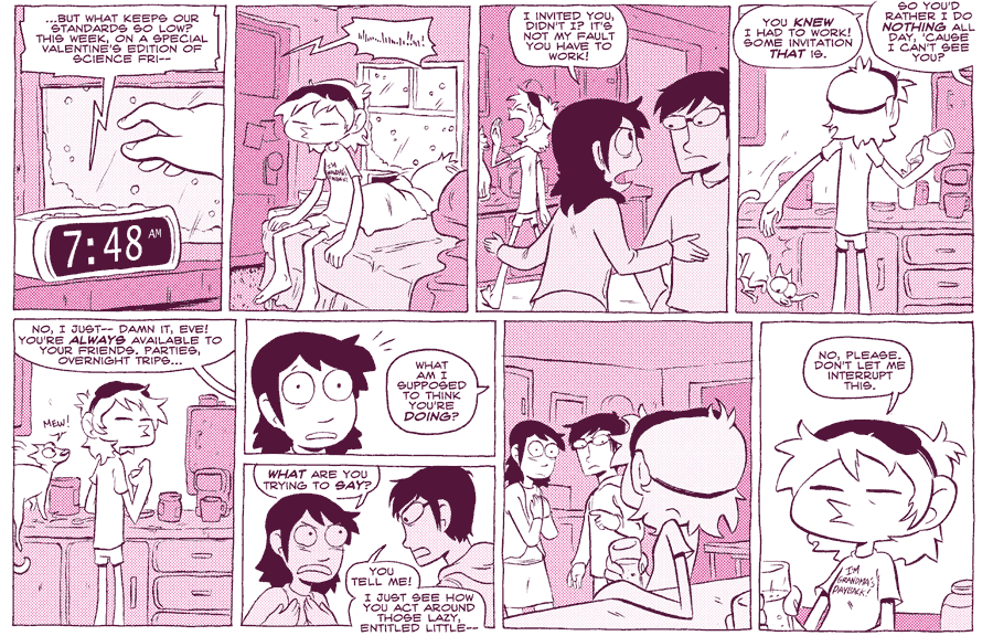 Octopus Pie – #240 – some invitation (2009-01-02). Meredith Gran, CC BY-NC-SA 3.0 US. https://www.octopuspie.com/comic/240-some-invitation-2/