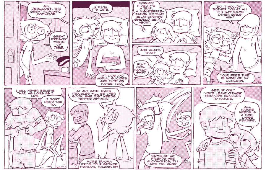 Octopus Pie – #241 – time-lapse feature (2009-01-05). Meredith Gran, CC BY-NC-SA 3.0 US. https://www.octopuspie.com/comic/241-time-lapse-feature/