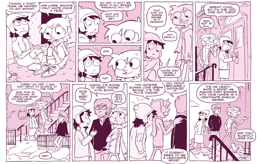 Octopus Pie – #242 – the fly’s thighs (2009-01-07). Meredith Gran, CC BY-NC-SA 3.0 US. https://www.octopuspie.com/comic/242-the-flys-thighs/