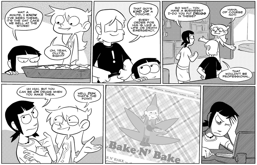 Octopus Pie – #025 – well, duh (2007-07-09). Meredith Gran, CC BY-NC-SA 3.0 US. https://www.octopuspie.com/comic/025-well-duh/
