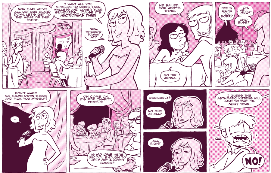 Octopus Pie – #257 – uncool enough (2009-02-11). Meredith Gran, CC BY-NC-SA 3.0 US. https://www.octopuspie.com/comic/257-uncool-enough/