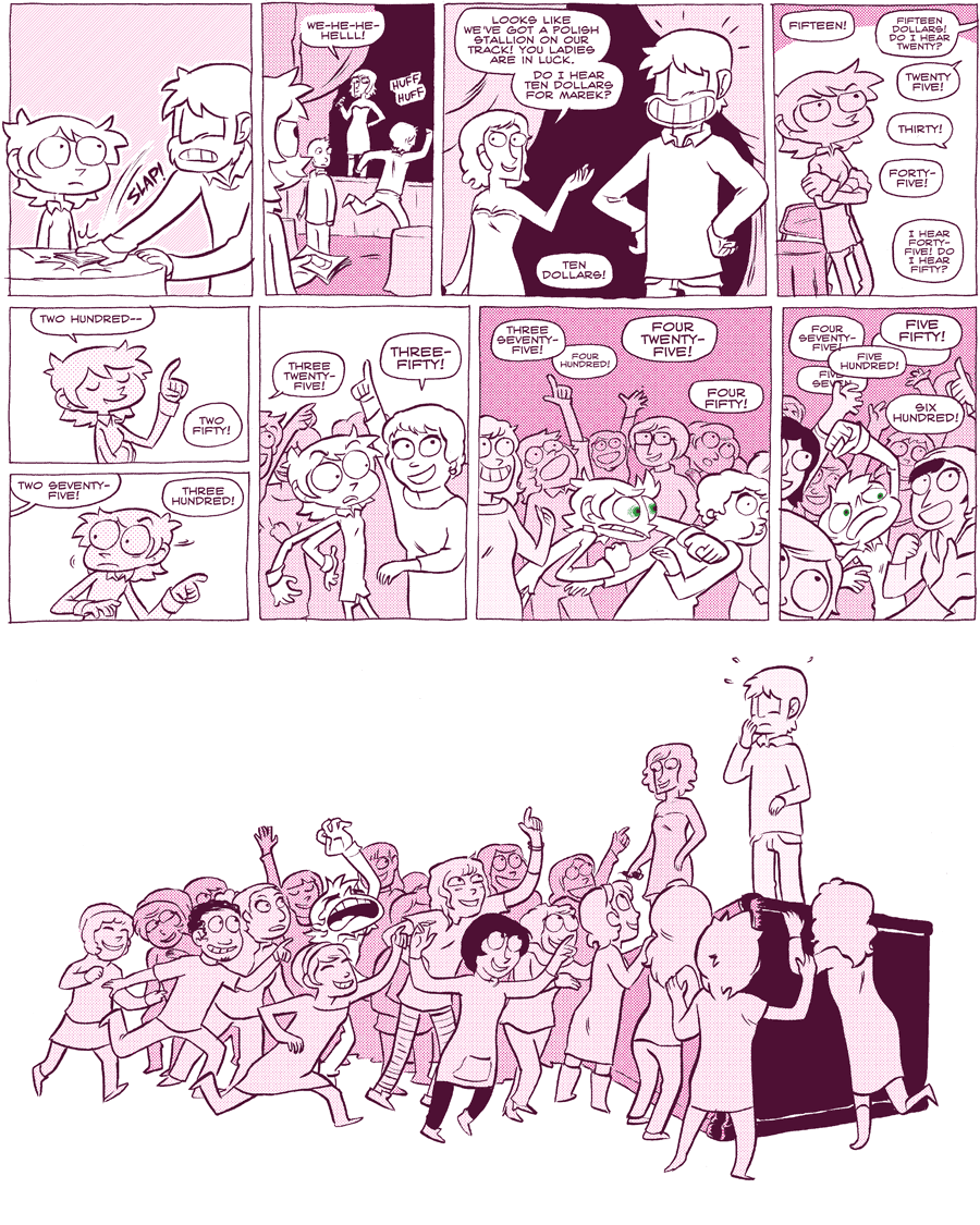 Octopus Pie – #258 – polish stallion (2009-02-13). Meredith Gran, CC BY-NC-SA 3.0 US. https://www.octopuspie.com/comic/258-polish-stallion/