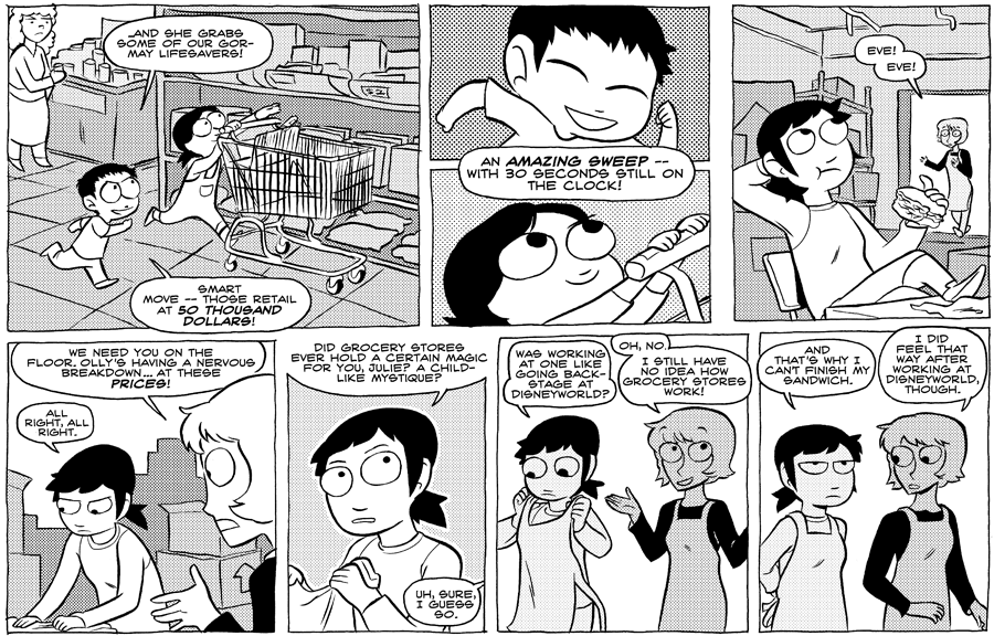 Octopus Pie – #264 – an amazing sweep (2009-02-27). Meredith Gran, CC BY-NC-SA 3.0 US. https://www.octopuspie.com/comic/264-an-amazing-sweep/