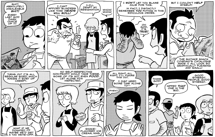 Octopus Pie – #265 – unsaleable (2009-03-02). Meredith Gran, CC BY-NC-SA 3.0 US. https://www.octopuspie.com/comic/265-unsaleabl/