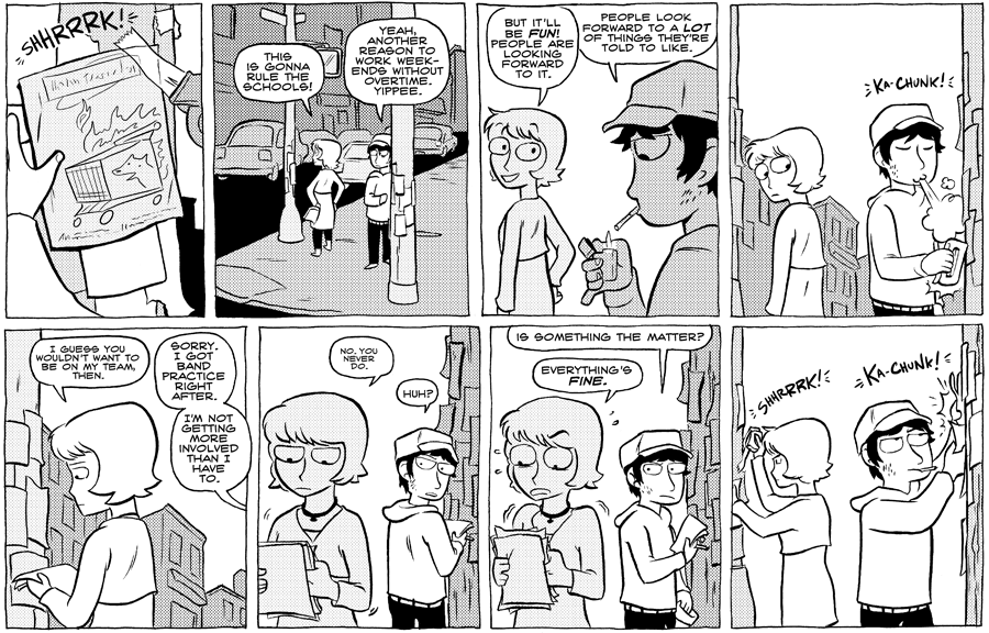 Octopus Pie – #271 – you never do (2009-03-18). Meredith Gran, CC BY-NC-SA 3.0 US. https://www.octopuspie.com/comic/271-you-never-do/