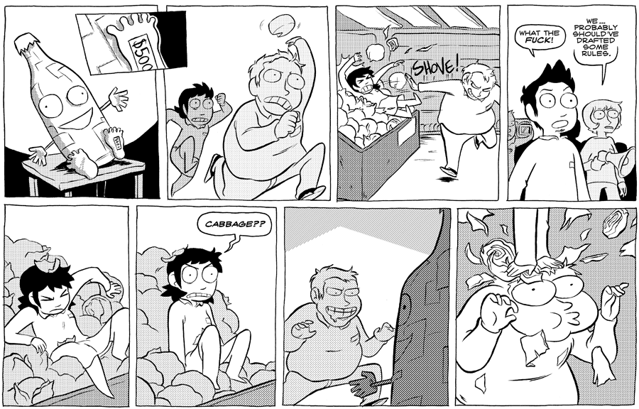 Octopus Pie – #275 – cabbage (2009-04-08). Meredith Gran, CC BY-NC-SA 3.0 US. https://www.octopuspie.com/comic/275-cabbage/