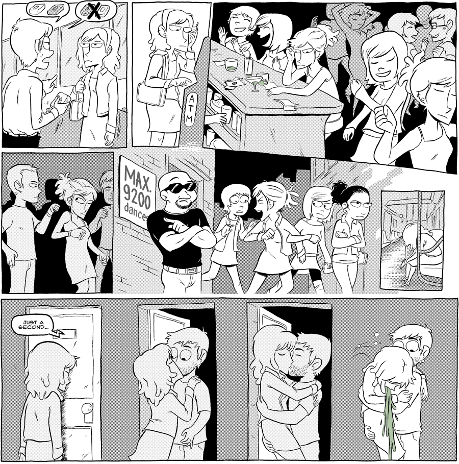 Octopus Pie – #285 – just a second (2009-05-01). Meredith Gran, CC BY-NC-SA 3.0 US. https://www.octopuspie.com/comic/285-just-a-second/