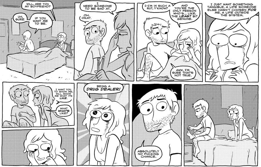 Octopus Pie – #286 – what it’s like (2009-05-06). Meredith Gran, CC BY-NC-SA 3.0 US. https://www.octopuspie.com/comic/286-what-its-like/