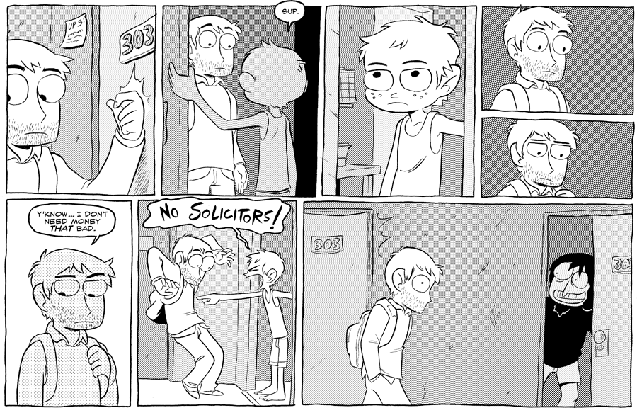 Octopus Pie – #293 – sup (2009-05-25). Meredith Gran, CC BY-NC-SA 3.0 US. https://www.octopuspie.com/comic/293-sup/