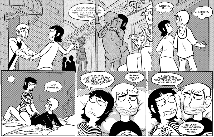 Octopus Pie – #030 – controlling my destiny (2007-08-06). Meredith Gran, CC BY-NC-SA 3.0 US. https://www.octopuspie.com/comic/030-controlling-my-destiny/
