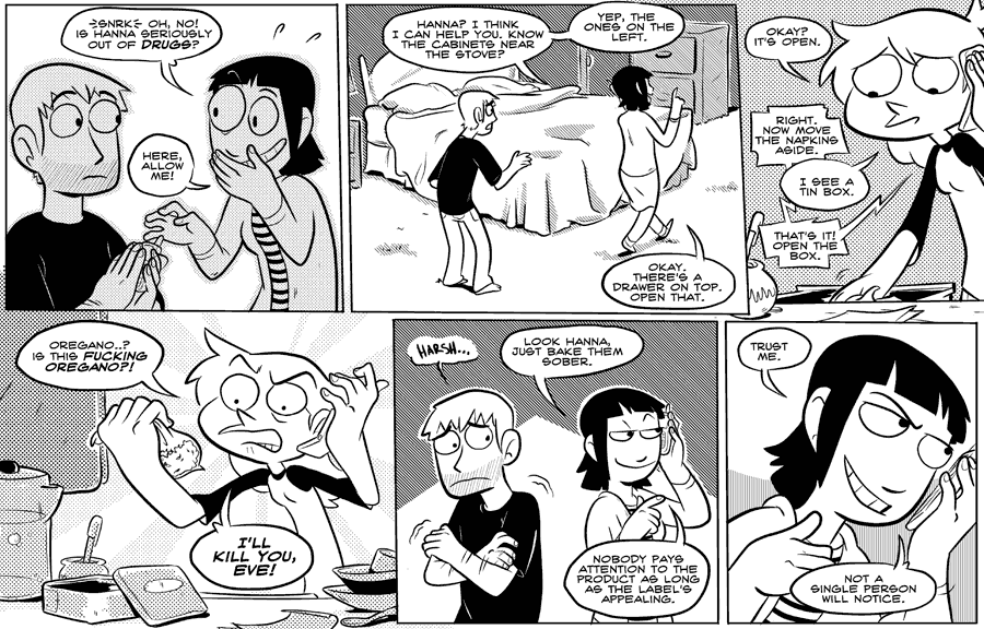Octopus Pie – #032 – allow me (2007-08-10). Meredith Gran, CC BY-NC-SA 3.0 US. https://www.octopuspie.com/comic/032-allow-me/